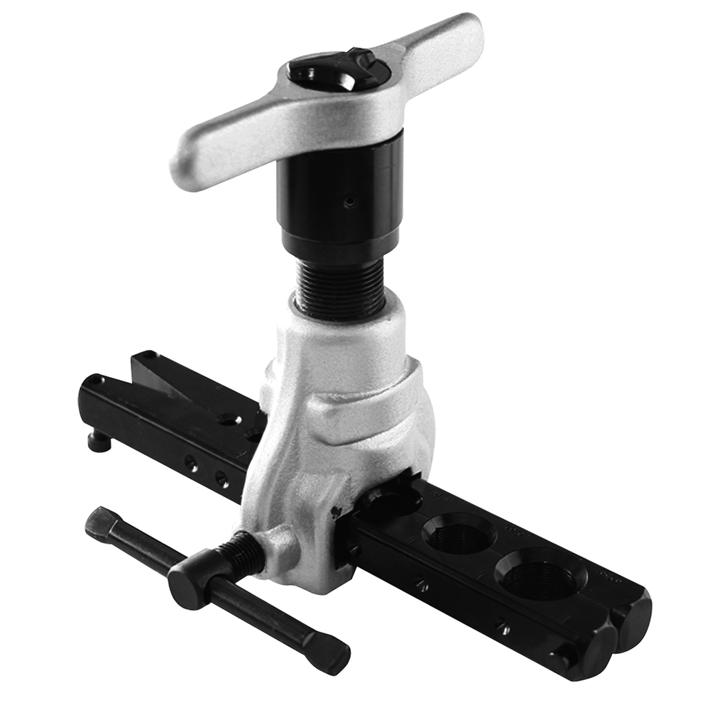 T30600 JB CONCENTRIC FLARING TOOL CLUTCH TYPE FEED W/ECCENTICALLY DRIVEN CONE 3/16"-3/4" TUBING, INCLUDES CASE