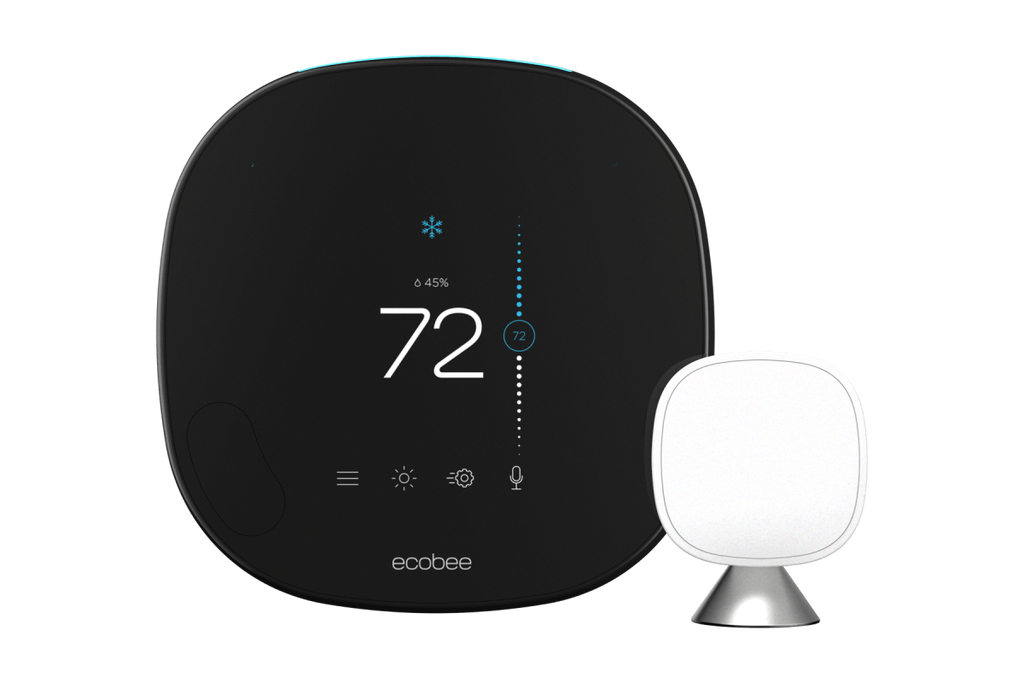 EB-STATE5P-01 ECOBEE 5 PRO SMART WIFI THERMOSTAT COLOR TOUCHSCREEN DISPLAY 4H/2C 7 DAY PROGRAMMABLE INCLUDES ONE ROOM SENSOR AND POWER EXTENDER KIT