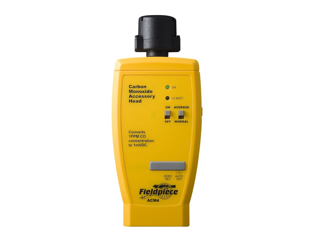 ACM4 FIELDPIECE CARBON MONOXIDE HEAD, INCL 9V BATTERY