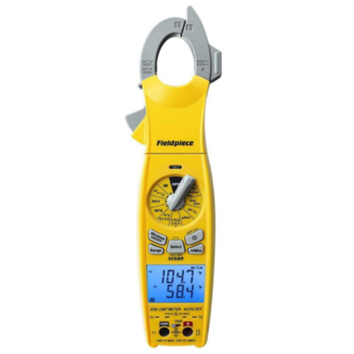 SC680 FIELDPIECE JOB LINK SYSTEM POWER SWIVEL CLAMP METER W/1000VDC