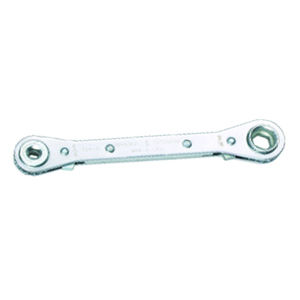 124C RATCHET-N/L/A WRENCH,3/16",1/4", 1/2",9/16" HEX HEADS