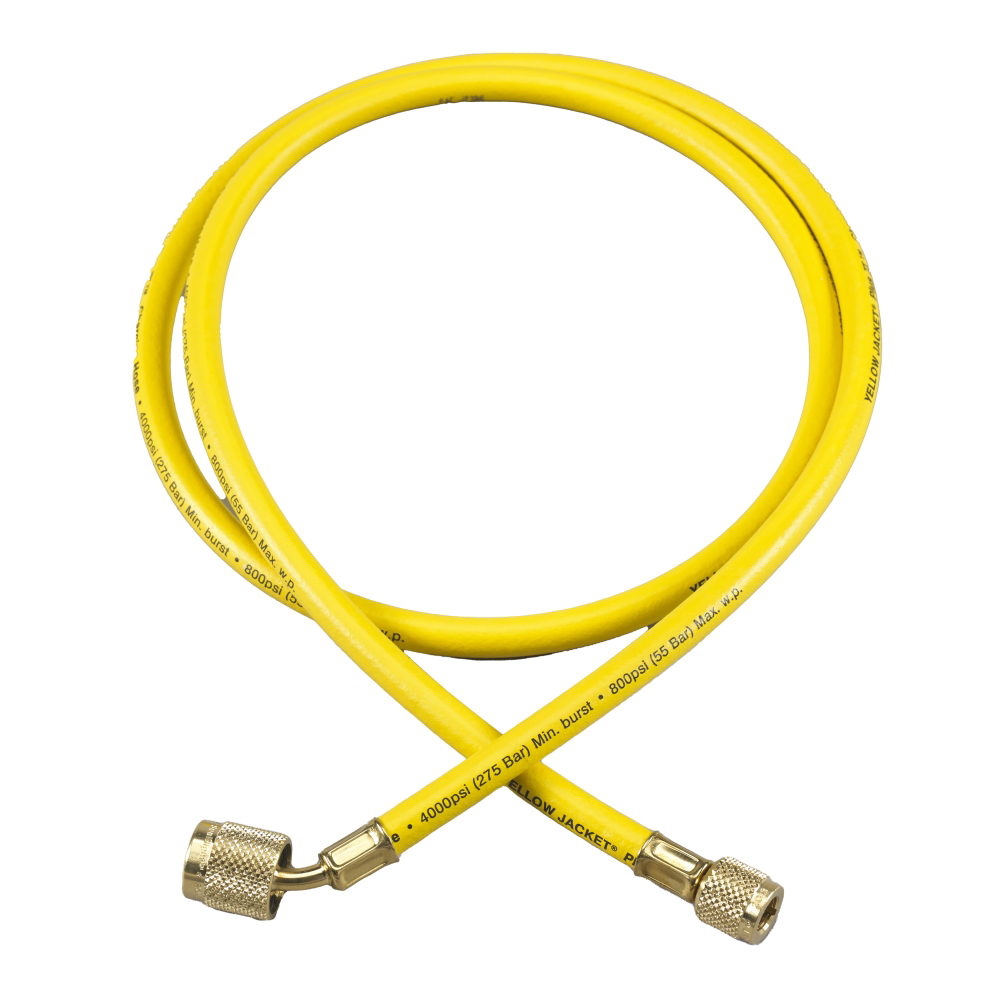 22072 72" YELLOW HOSE W/SEALRIGHT