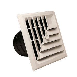 MV2 CEILING DIFFUSER WITH SQUARE 2-WAY GRILLE WITH DAMPER 6" TO 8" DUCT (81912) (4)