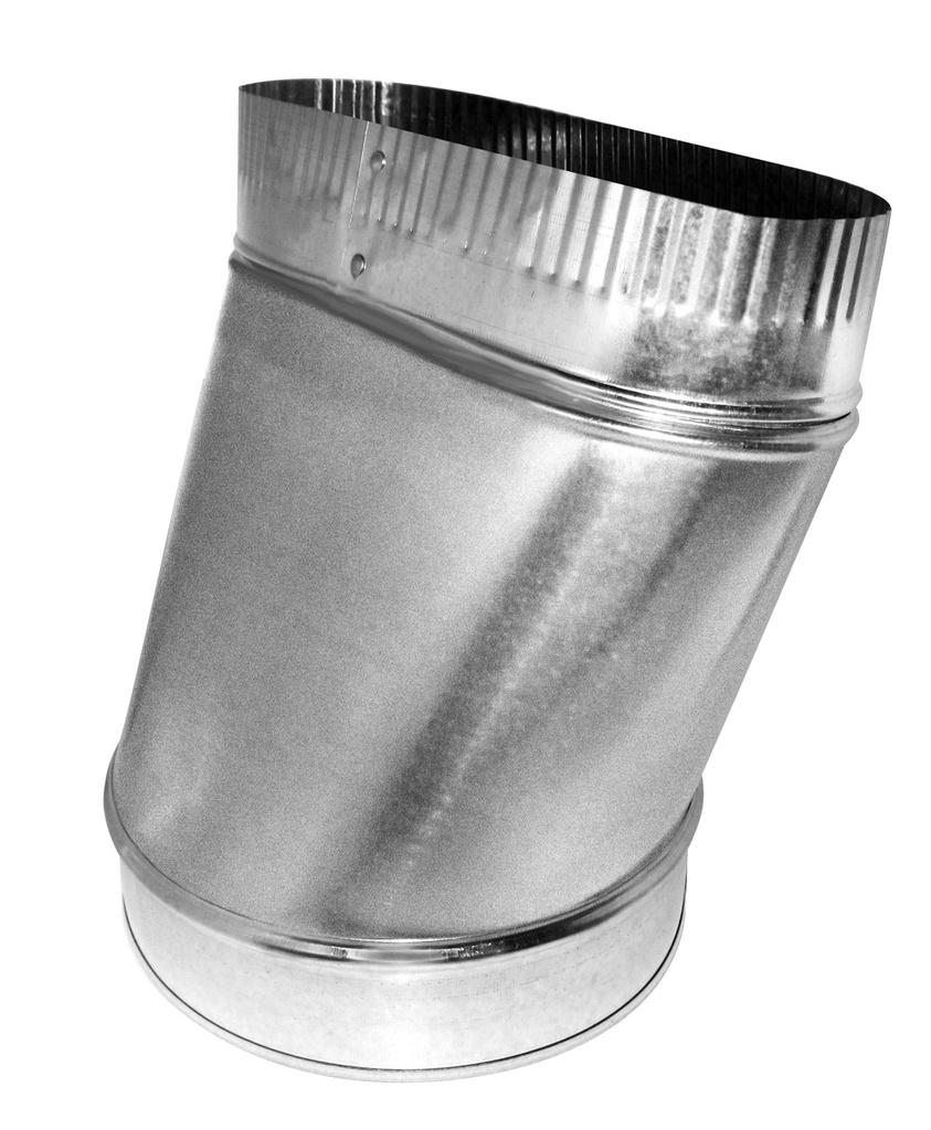 SOV1278NC #127 8" ROUND TO 8" OVAL (12) STRAIGHT BOOT NON-CRIMPED