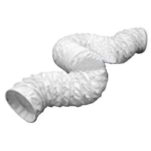 219L 4" X 50' FLEXIBLE WHITE VINYL DUCT (DRYER HOSE)