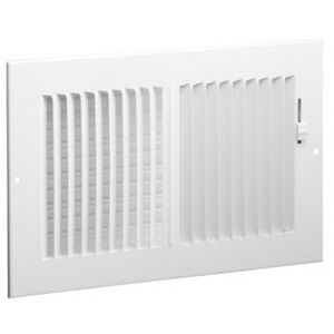 68216X8 SIDEWALL OR CEILING REGISTER 16X8 2-WAY (WHITE) (10)