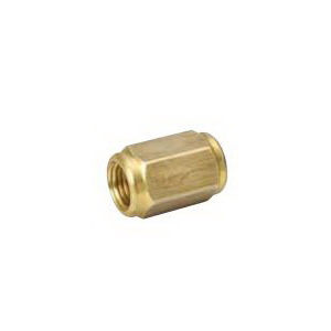 U4-4 1/4 BRASS FITTING, FEMALE FLARE X FEMALE FLARE CONNECTOR (10) PKG, 14FFLC