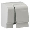 104-007 BASE/LINE 2000 LH END CAP NU-WHITE