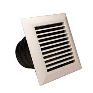 MXE CEILING DIFFUSER W/ SQUARE EXHAUST GRILLE LESS DAMPER 6" TO 8" DUCT (81916) (4)