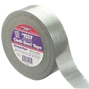 DT1 #1557 2"X60Y GRAY DUCT TAPE (24) POLYETHYLENE COATED CLOTH TAPE W/ RUBBER BASED ADHESIVE
