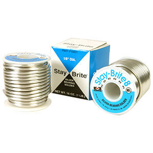 96010 SILVABRITE-6 1/8" X 1 LB SPOOL 6% SILVER (25)