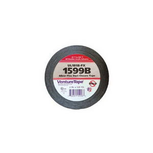 1599B SILVER FLEX DUCT POLYPROPYLENE TAPE 2" X 120 YDS UL181B-FX LISTED (24)