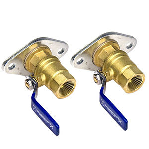 96806130 3/4" ISOLATION FLANGE SET WITH THREADED BALL VALVES