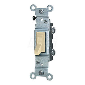 84800 15A 120V 1P SIL SWT GRND-IVORY(10) LEVITON #1451-2I