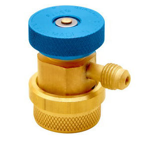 AC15535 JB AUTOMOTIVE QUICK COUPLING LOW SIDE (BLUE) WITH 1/4" 90 DEGREE MALE FLARE