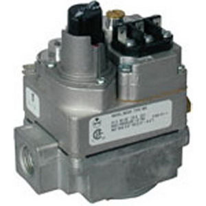 36C94-906 GAS VALVE, 3/4" X 3/4", 24 VAC, REDUNDANT (PILOT) VALVE, 1/4" PILOT FITTING, LP KIT, PLUG IN PILOT SOCKET ON OUTLET SIDE, REDUCER BUSHINGS, 1/4" QUICK CONNECT TERMINALS (C,C,L,S), SLOW OPENING FEATURE, NO LEADS, NO LP KIT
