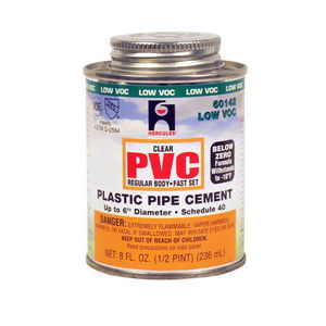 HC60145 PVC CEMENT BELOW-ZERO TEMP (12) ORANGE LABEL 1PT.