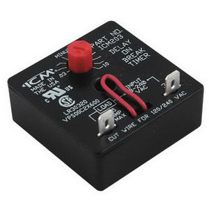 ICM203B DELAY ON BREAK TIMER 1.8SEC-10 MIN. ADJUSTABLE TIME DELAY, UNIVERSAL 18-240V