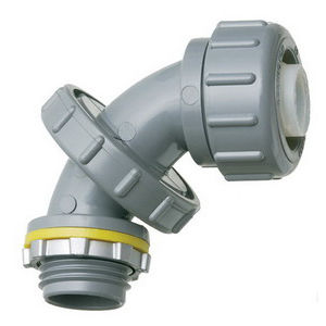 NMLT7590 3/4" ZERO TO 90 ADJUSTABLE NON-METALLIC CONNECTOR (10)