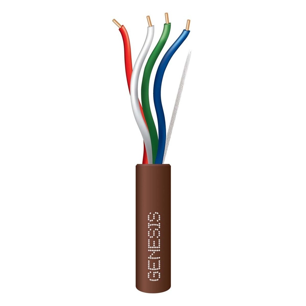 184 THERMOSTAT WIRE 4 CONDUCTOR 18 AWG 250 FT ROLL UL CL2 (4712)