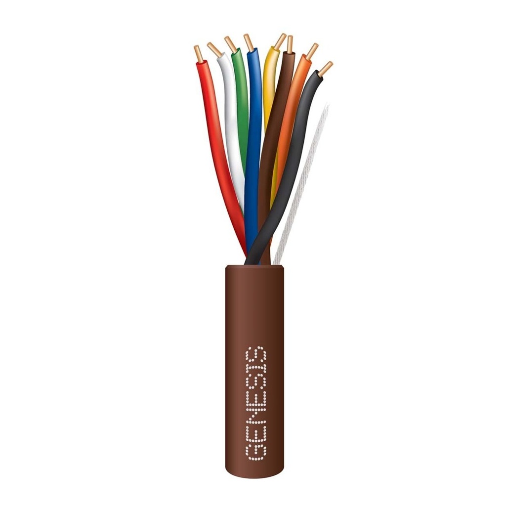 188 THERMOSTAT WIRE 8 CONDUCTOR 18 AWG 250 FT ROLL UL CL2 (4716)