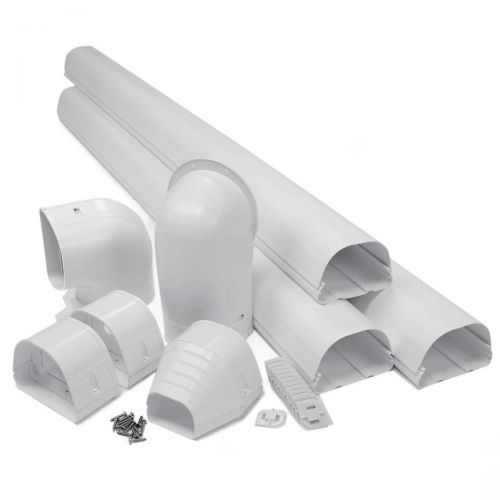 84105 4-1/2" WALL KIT SLIM DUCT (WHITE) 12' OF DUCT (LDK122W)