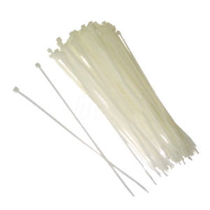 86108 WIRE TIES,WHITE,11" 50 LB.TEST 100/BAG