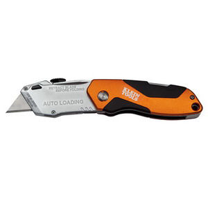 44130 UTILITY KNIFE, AUTO-LOADING, FOLDING, RETRACTABLE, LENGTH: 6-5/8"