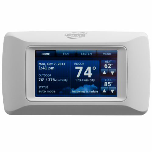 CTK04AE ADVANCED COMFORTNET COMMUNICATING CONTROL(2) COLOR SCREEN, HUM CONTROL, REDLINK COMPATIBLE; FOR USE WITH COMFORTNET PRODUCTS ONLY