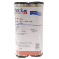 155001-52 W20CLA PLEATED RESIN IMPREGNATED CELLULOSE FILTER CARTRIDGES 12/PR PER CASE