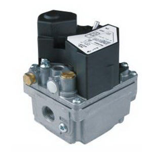 36H32-214 UNIVERSAL SINGLE STAGE FAST OPEN GAS VALVE, HSI/DSI/INTERMITTENT/PROVEN PILOT, 1/2" X 1/2", 24V, ELECTRIC ON/OFF SWITCH, (3) 1/4" MALE SPADE TERMINALS, INCLUDES LP CONVERSION KIT, FLOW - STRAIGHT THRU