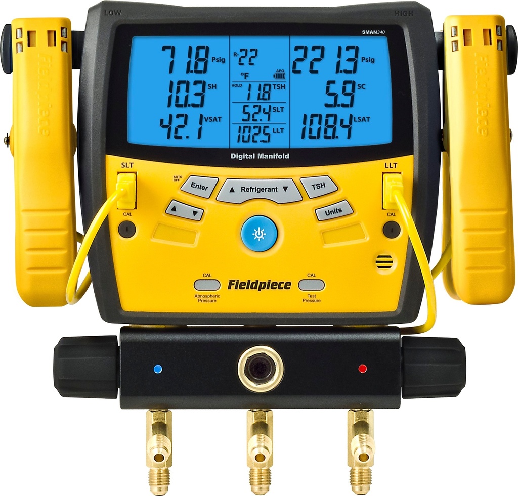 SMAN340 3PORT MANIFOLD FIELDPIECE DIGITAL MANIFOLD