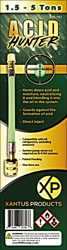 70-101 ACID HUNTER 1-5 TON SYSTEMS 5.3 GRAMS DIRECT INJECT