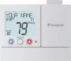D4272C THERMOSTAT, 4H/2C, PROGRAMMABLE, COMMERCIAL, LIGHT ACTIVATED, DAIKIN