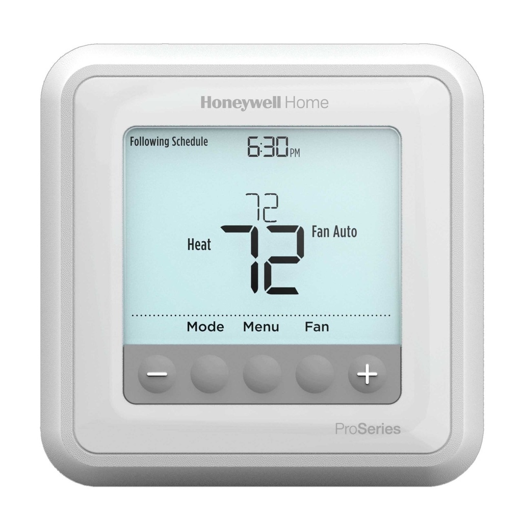 TH6220U2000 THERMOSTAT T6 PRO THERMOSTAT 2 HEAT/2COOL/HEAT PUMP COOL/HEAT PMP 7 DAY 5-1-1 OR 5-2