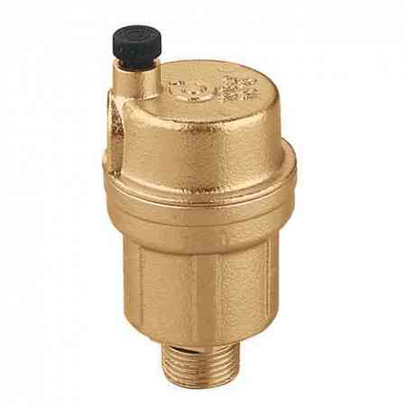 502720A CALEFFI AUTO. AIR VENT 1/4" NPT MALE W/CHK VALV E