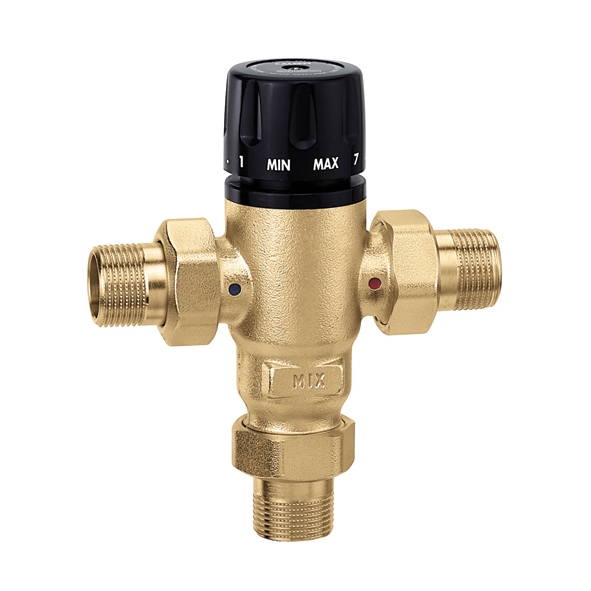 521500A CALEFFI 3-WAY THERMOSTATIC MIXING VALVE 3/4" NPT