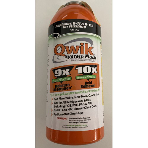 QT1130 QWIK SYSTEM FLUSH 1LB CAN (12) FOR UP TO 5 TON SYSTEMS