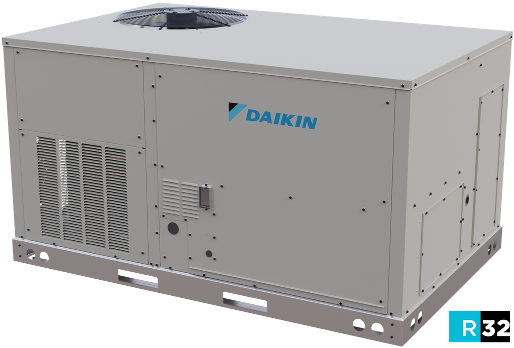 DSG0363DH00001S DAIKIN 3T, PACKAGE UNIT, R32, GAS/ELECT, 90K BTU, 230V, 3PH, RDS, 14.0/12.0 SEER2/EER2