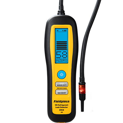 DR58 HEATED DIODE REFRIGERANT LEAK DETECTOR A2L REFRIGERANT COMPATIBLE