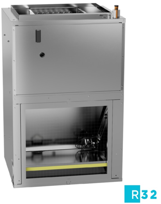 AWST30LU1308 WALL MOUNT AIR HANDLER, R32, 2.5 TON, 8KW ELEC HT.