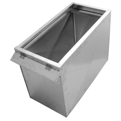 HCP #072 FURNACE BOX B CABINET 12" TALL W/ 1" FILTER RACK 16X25 FILTER 17.75W X 28.5D FB072-BCAB-12