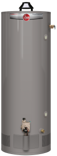 PRO+G75-76N RH 75 GAL, NAT GAS, 75.1K BTU, ATMOSPHERIC 60" TALL, 26.25" DIAM, 4" VENT, 1" WATER CONN