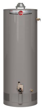 PROG40-36P RH62 40 GAL, LP, 36K BTU, ATMOSPHERIC, 60" TALL, 19.5" DIAM, 3 OR 4" VENT, 3/4" WATER CONN