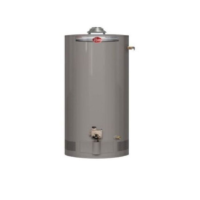 PROG40S-40N RH62 40 GAL SHORT, NAT GAS, 40K BTU, ATMOSPHERIC, 50.5" TALL, 23" DIAM, 3" VENT, 3/4" WATER CONN