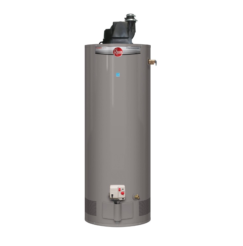 PROG50-42P RH67 PV 50 GAL, LP, 42K BTU, POWER VENT, 58" TALL, 21.75 DIAM, 3/4" WATER CONN