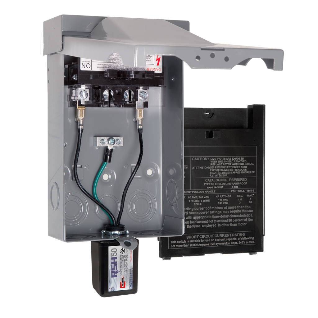 96419 RECTORSEAL 60A NF DISCONNECT BOX W/RSH-50