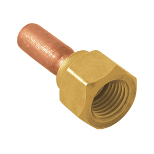 A32700 1/4SAE X 1/4OD PKG/4 SWIVEL FE FLARE X SOLDER ADAPTER