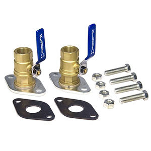 96806137 1-1/4" ISOLATION FLANGE SET WITH SOLDER BALL VALVES