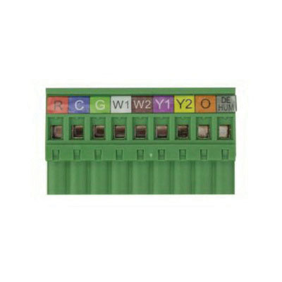 F043067300S 9 PIN CONNECTOR, FURNACE OR AIR HANDLER (GREEN TERMINAL BLOCK) (10)